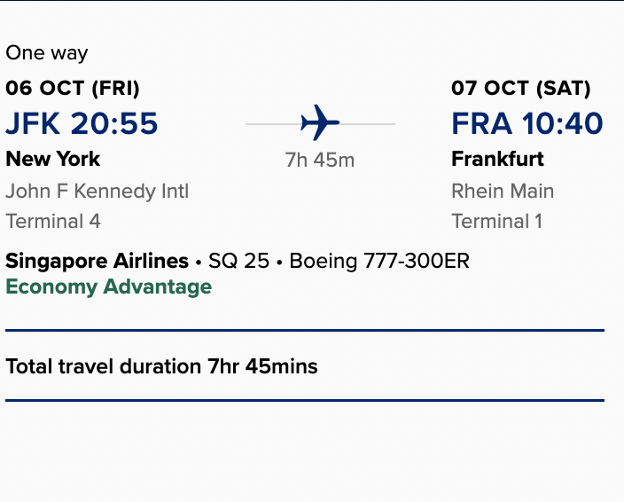 Singapore Airlines KrisFlyer Booking Service - Enforce Media