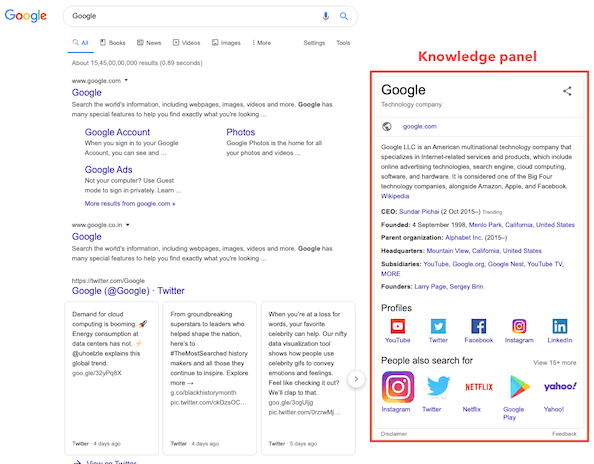 Google Knowledge Panel - Enforce Media